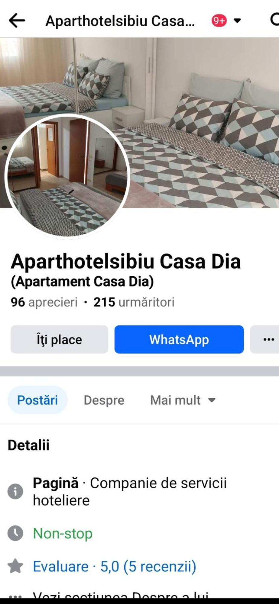 סיביו Apartament Casa Dia 1 מראה חיצוני תמונה